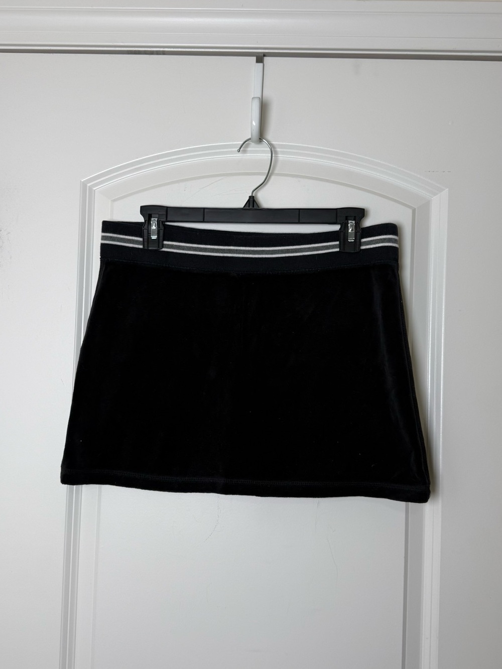 Y2K express vintage velour mini skirt